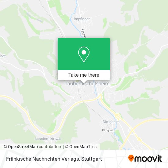 Fränkische Nachrichten Verlags map