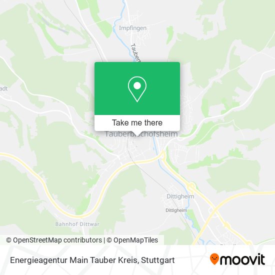 Карта Energieagentur Main Tauber Kreis