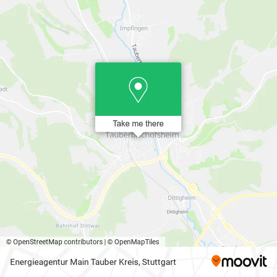 Карта Energieagentur Main Tauber Kreis