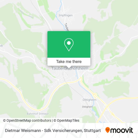 Карта Dietmar Weismann - Sdk Versicherungen