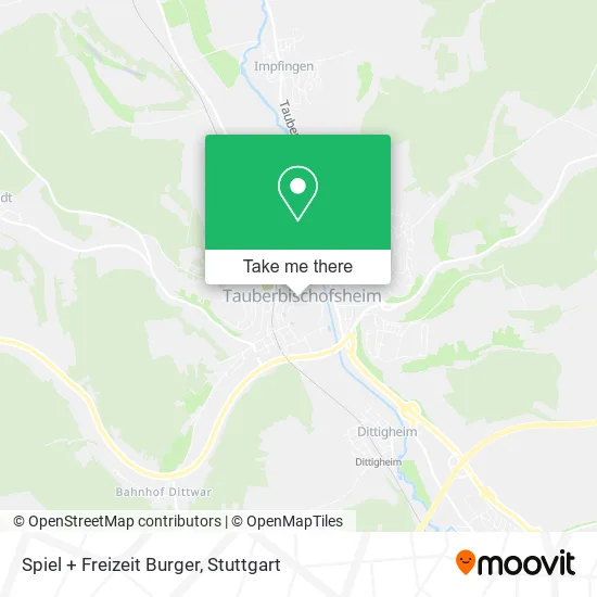 Карта Spiel + Freizeit Burger