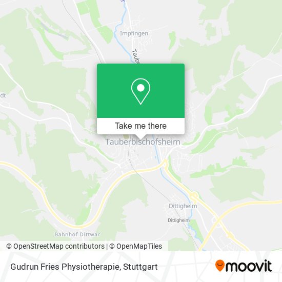 Gudrun Fries Physiotherapie map