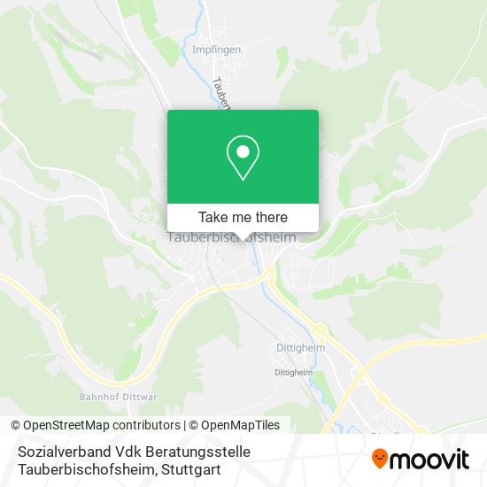 Sozialverband Vdk Beratungsstelle Tauberbischofsheim map
