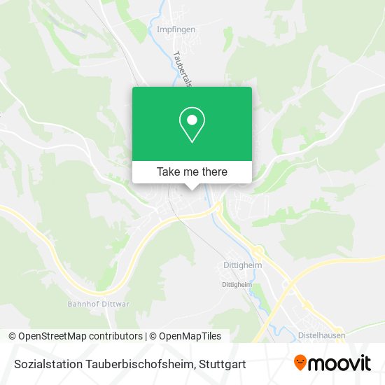 Sozialstation Tauberbischofsheim map