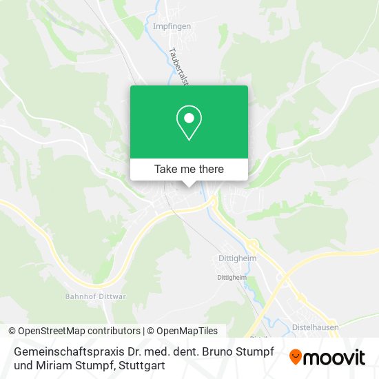 Gemeinschaftspraxis Dr. med. dent. Bruno Stumpf und Miriam Stumpf map