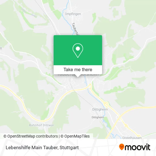 Карта Lebenshilfe Main Tauber