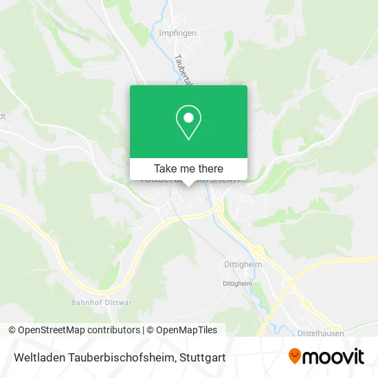 Карта Weltladen Tauberbischofsheim