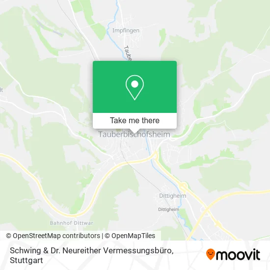 Карта Schwing & Dr. Neureither Vermessungsbüro