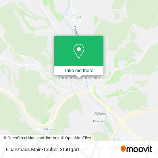 Карта Finanzhaus Main-Tauber