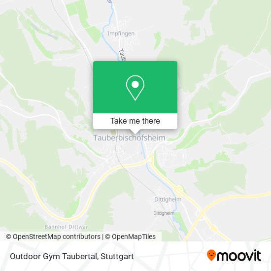 Outdoor Gym Taubertal map