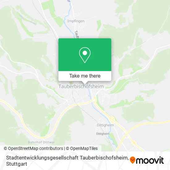 Карта Stadtentwicklungsgesellschaft Tauberbischofsheim