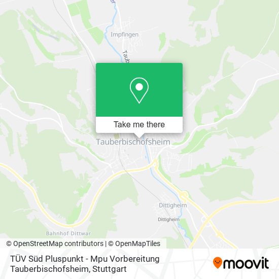 TÜV Süd Pluspunkt - Mpu Vorbereitung Tauberbischofsheim map