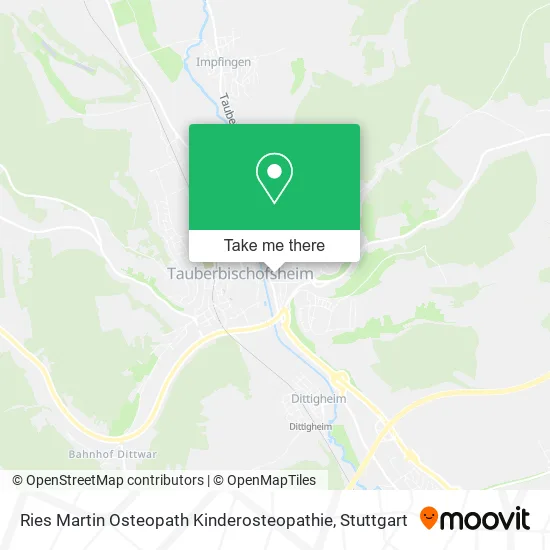 Карта Ries Martin Osteopath Kinderosteopathie