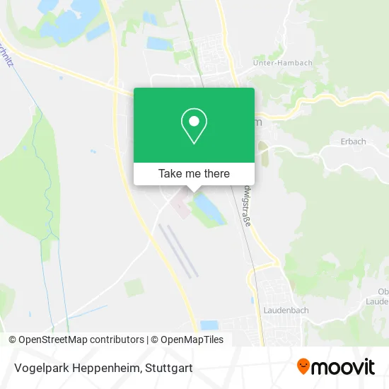 Карта Vogelpark Heppenheim