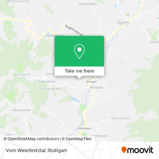 Карта Vom Weschnitztal