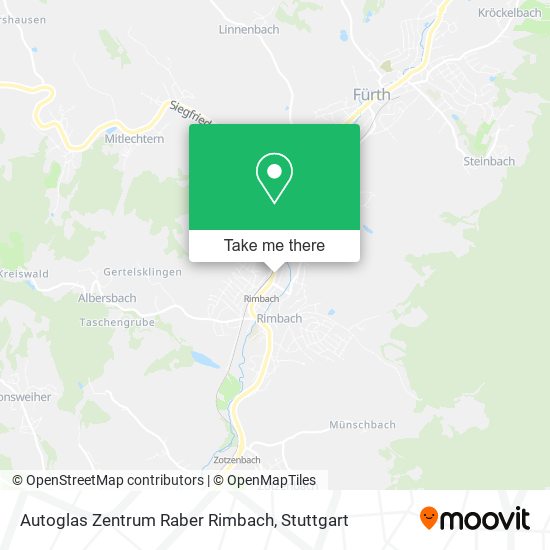 Карта Autoglas Zentrum Raber Rimbach