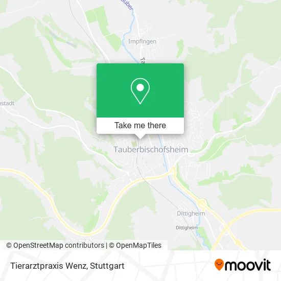 Карта Tierarztpraxis Wenz