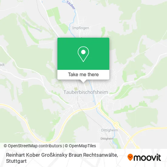 Карта Reinhart Kober Großkinsky Braun Rechtsanwälte