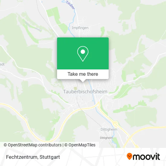 Fechtzentrum map