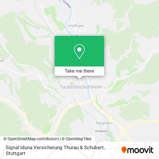 Signal Iduna Versicherung Thurau & Schubert map