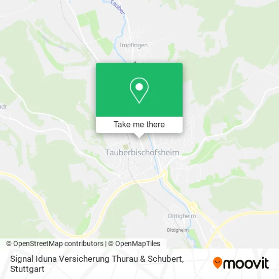 Карта Signal Iduna Versicherung Thurau & Schubert