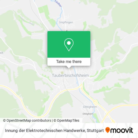 Innung der Elektrotechnischen Handwerke map