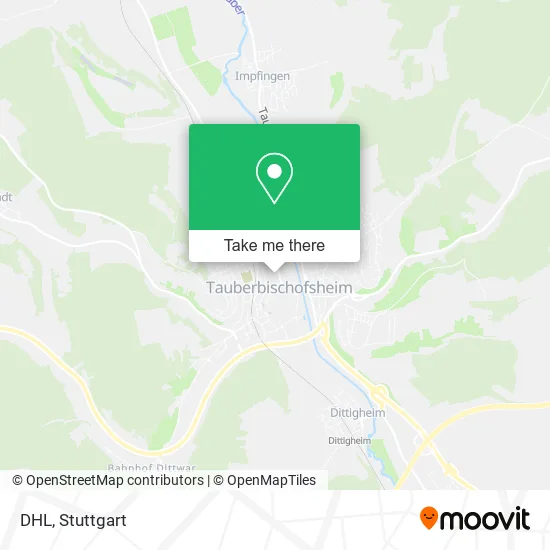 Карта DHL