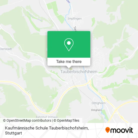 Карта Kaufmännische Schule Tauberbischofsheim