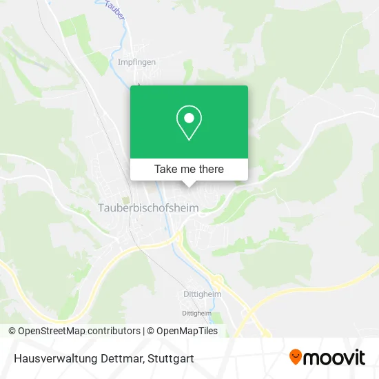 Карта Hausverwaltung Dettmar
