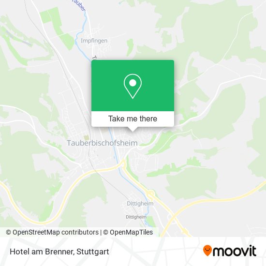 Hotel am Brenner map