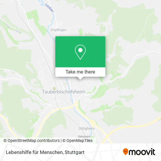 Карта Lebenshilfe für Menschen