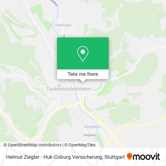 Helmut Ziegler - Huk-Coburg Versicherung map