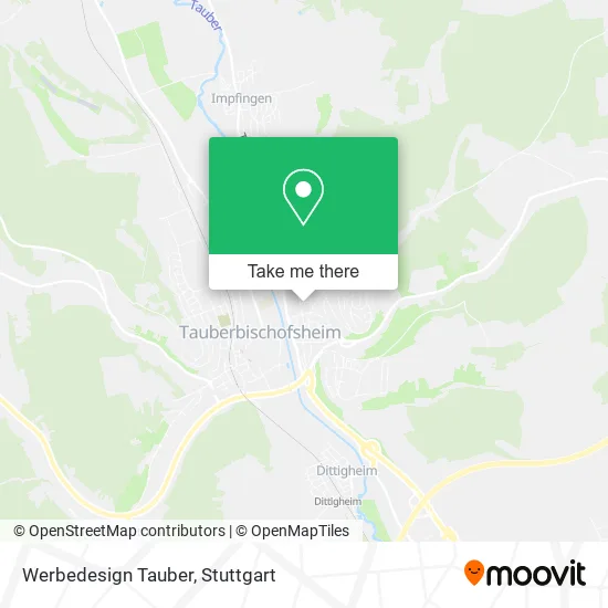 Карта Werbedesign Tauber