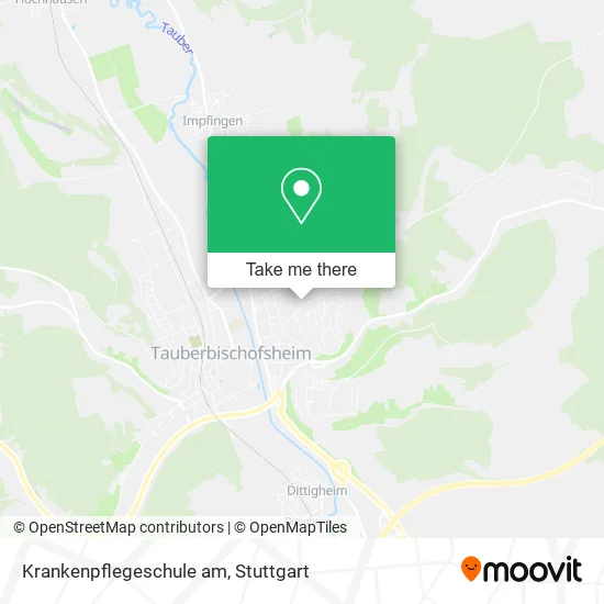 Карта Krankenpflegeschule am