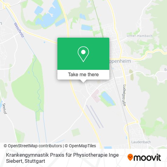 Krankengymnastik Praxis für Physiotherapie Inge Siebert map