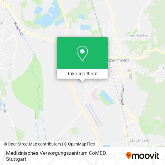Medizinisches Versorgungszentrum CoMED map