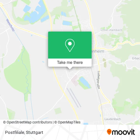 Карта Postfiliale