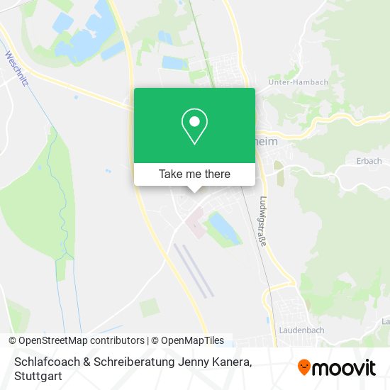 Schlafcoach & Schreiberatung Jenny Kanera map