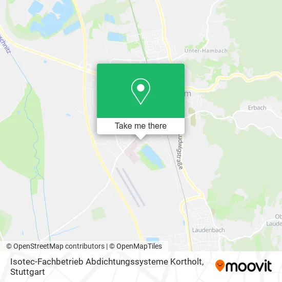 Карта Isotec-Fachbetrieb Abdichtungssysteme Kortholt