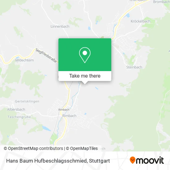 Карта Hans Baum Hufbeschlagsschmied