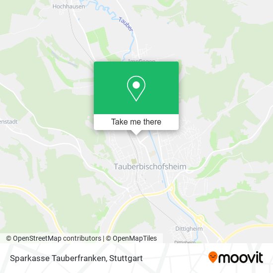 Sparkasse Tauberfranken map
