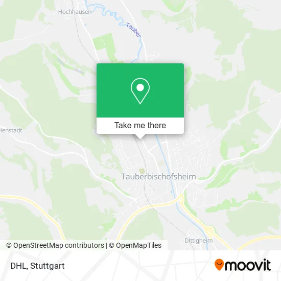Карта DHL