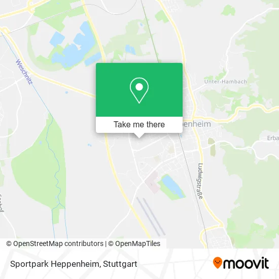 Карта Sportpark Heppenheim