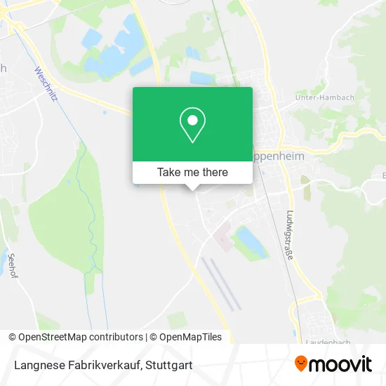 Карта Langnese Fabrikverkauf