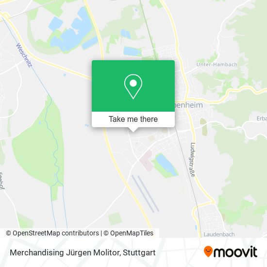 Merchandising Jürgen Molitor map