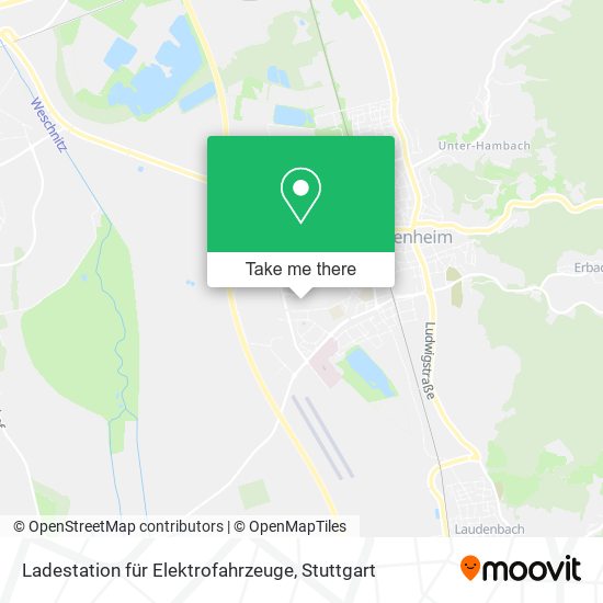 Ladestation für Elektrofahrzeuge map