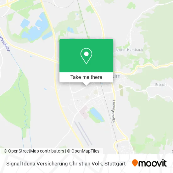 Карта Signal Iduna Versicherung Christian Volk