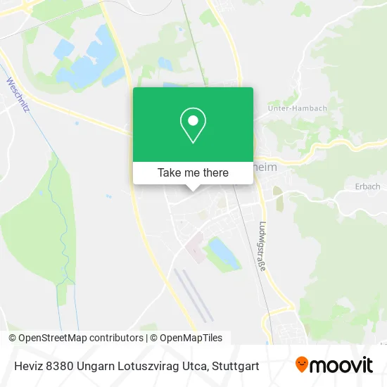 Карта Heviz 8380 Ungarn Lotuszvirag Utca