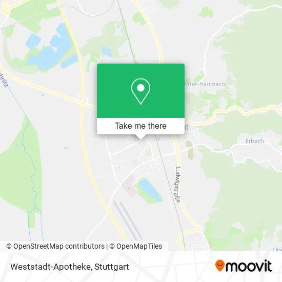 Карта Weststadt-Apotheke