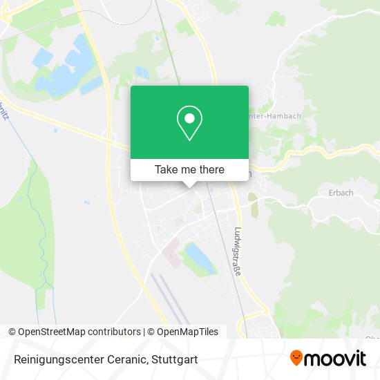Reinigungscenter Ceranic map